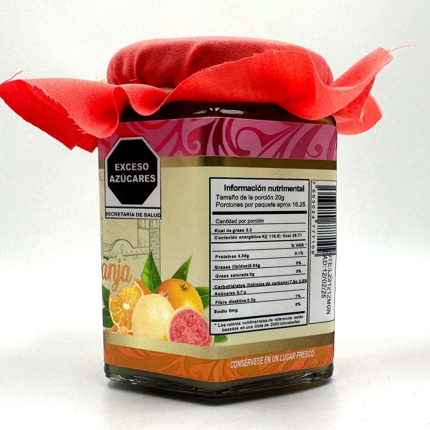 Mermelada 325gr Guayaba & Naranja