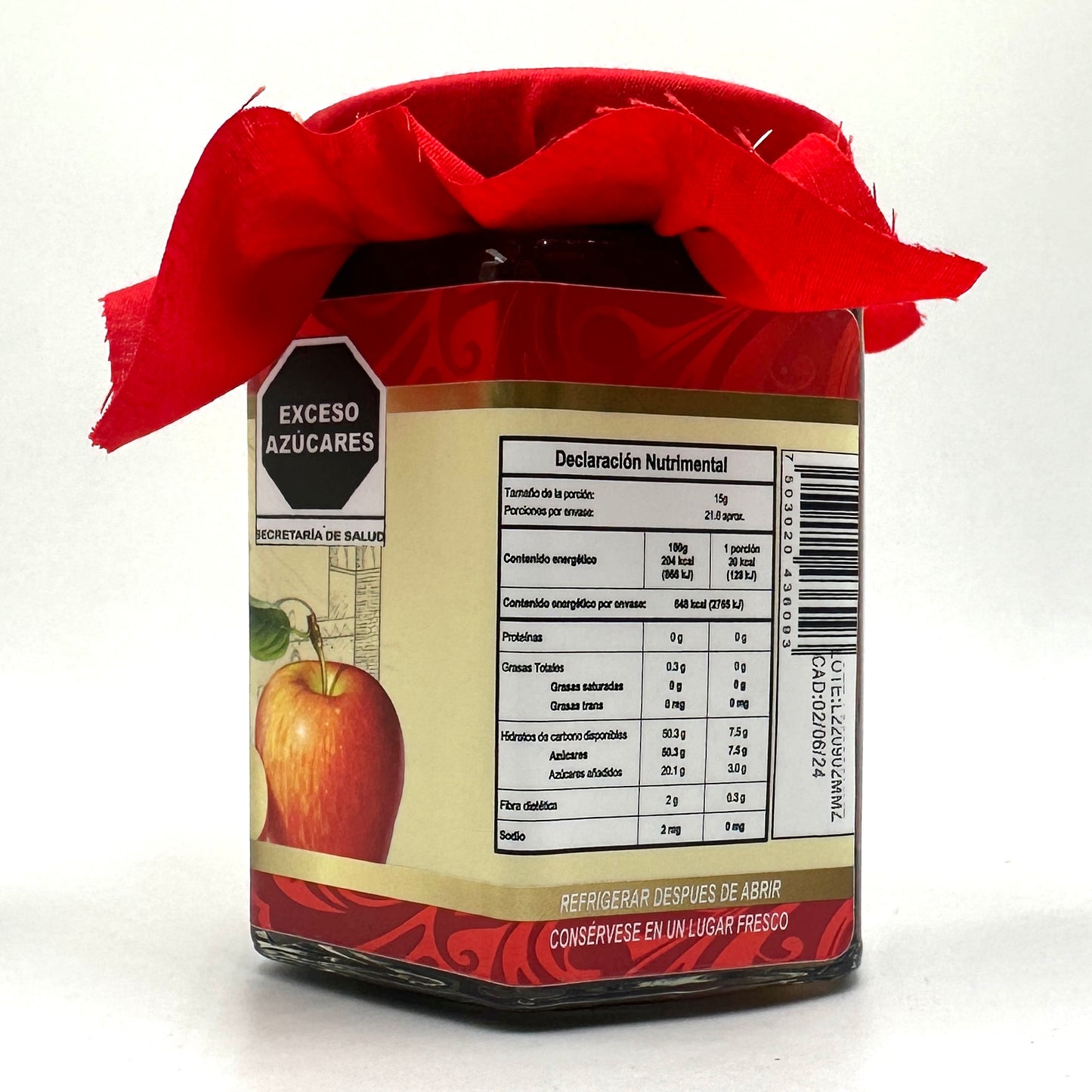 Mermelada 325gr Manzana