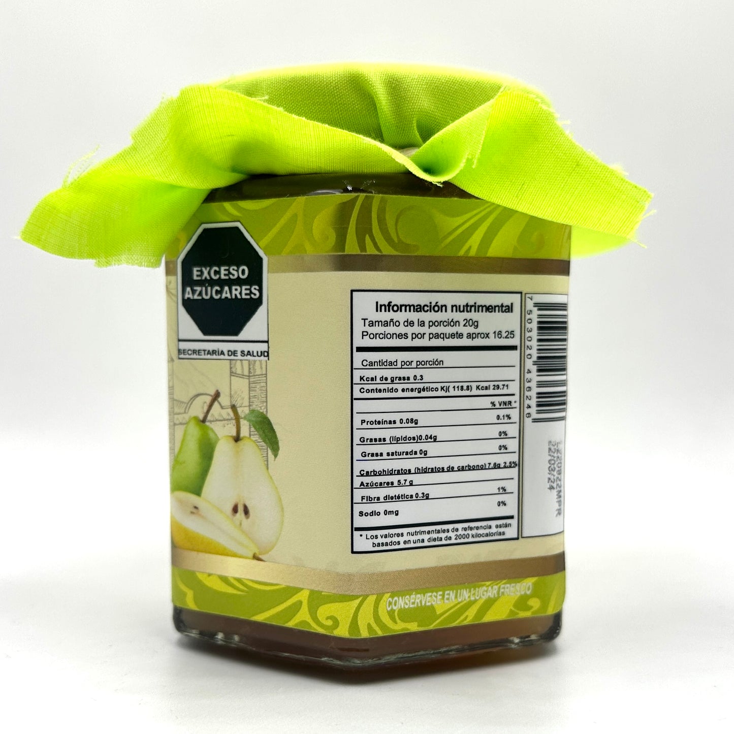 Mermelada 325gr Pera