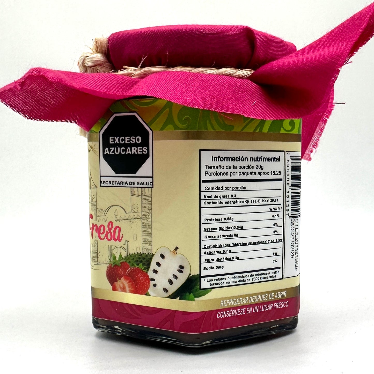 Mermelada 325gr Guanabana & Fresa